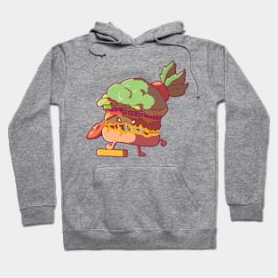 Burger Monster Funny Hoodie